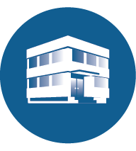 Graphic icon of a business