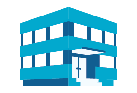 Graphic icon of a business