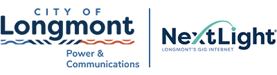 Longmont Power Communications Logo